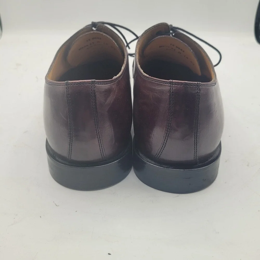 Johnston Murphy 15 0643 Size 11 M Brown Leather Cap Toe Oxford Dress Mens‎ Shoes